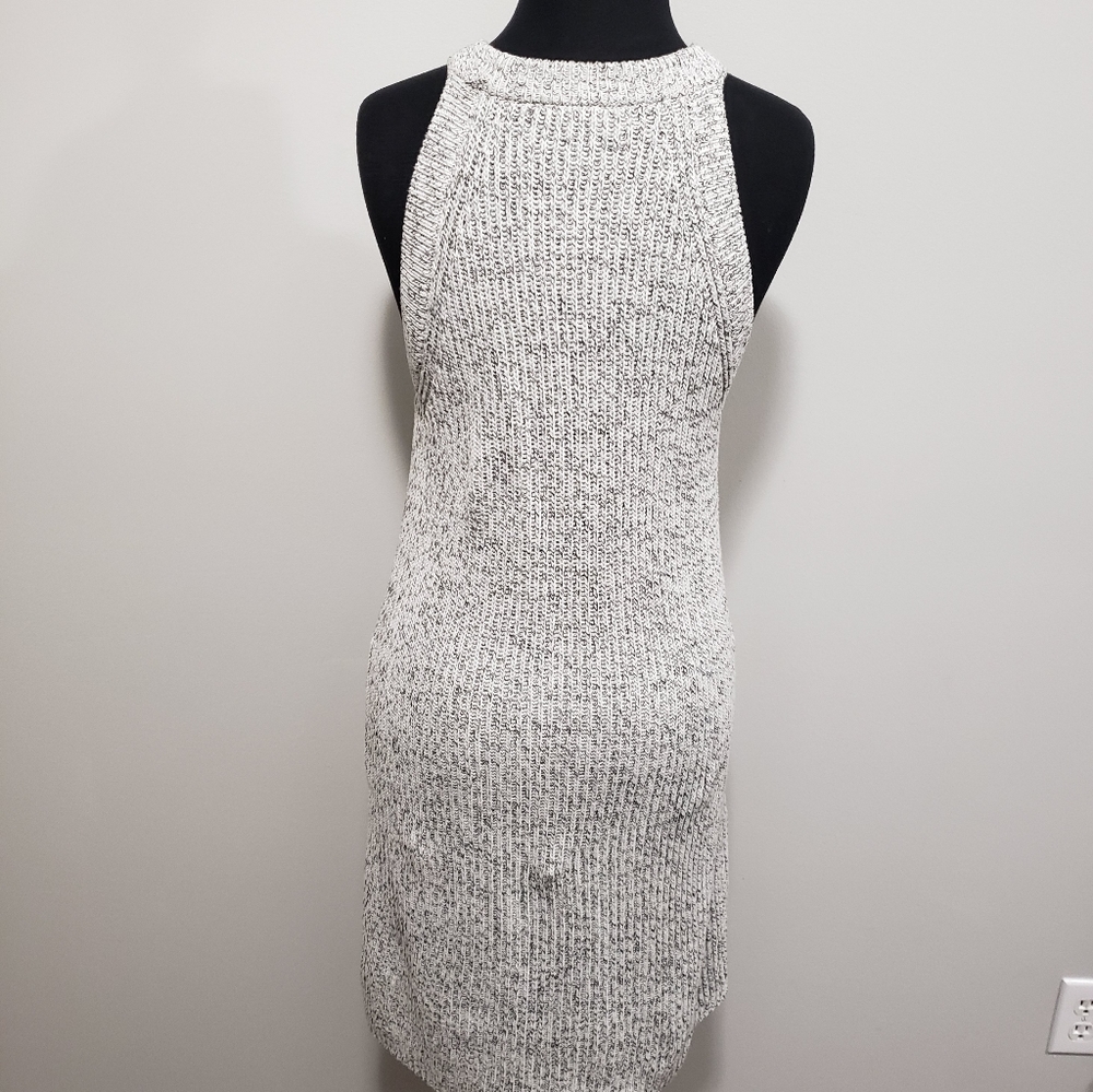 Madewell Gray Valley Pullover Crew Neck Sweater Woven Knit Tank Mini Dre… - Picture 6 of 10